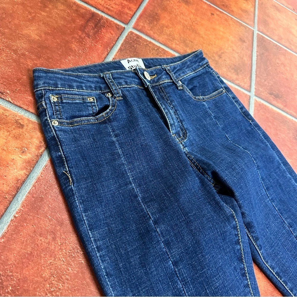 Acne Studios Split Ankle Stretch Jeans - Picture 3 of 8